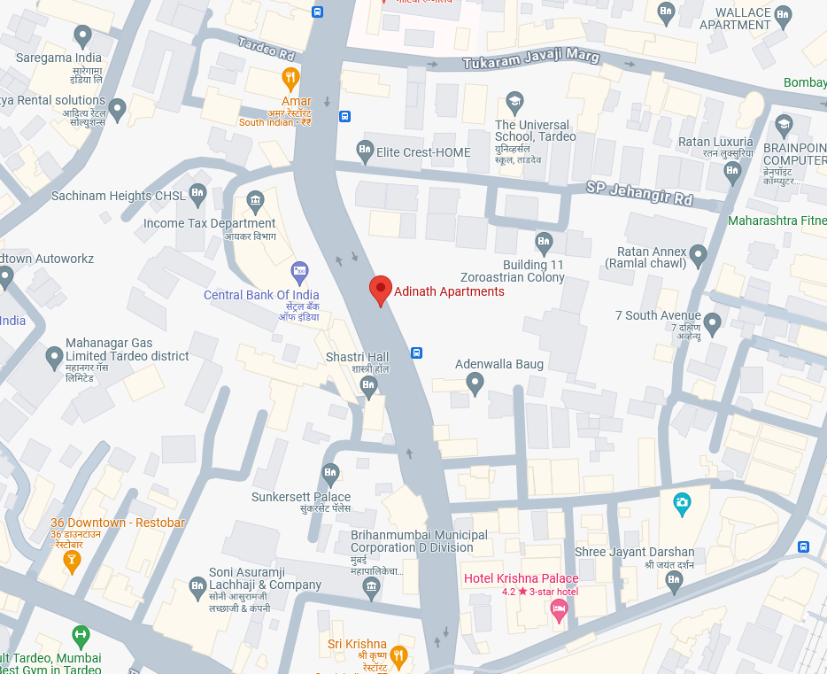 2 BHK Adinath Apartments in Tardeo