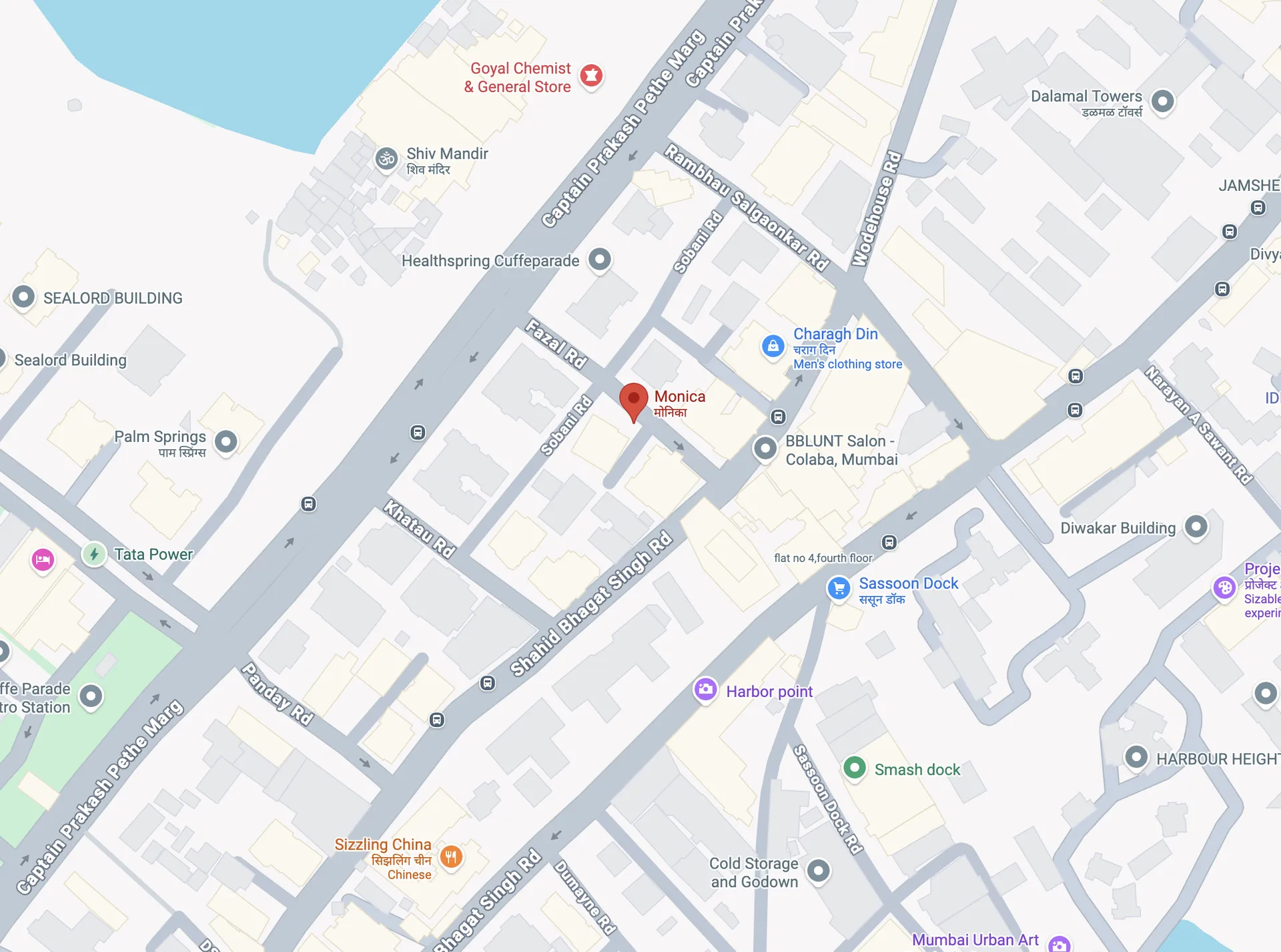 2 BHK Monica Building in Colaba