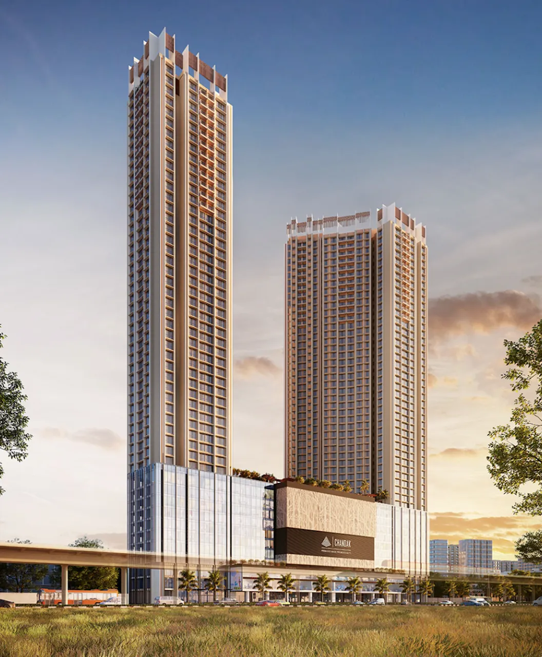 2 BHK Chandak Greenairy