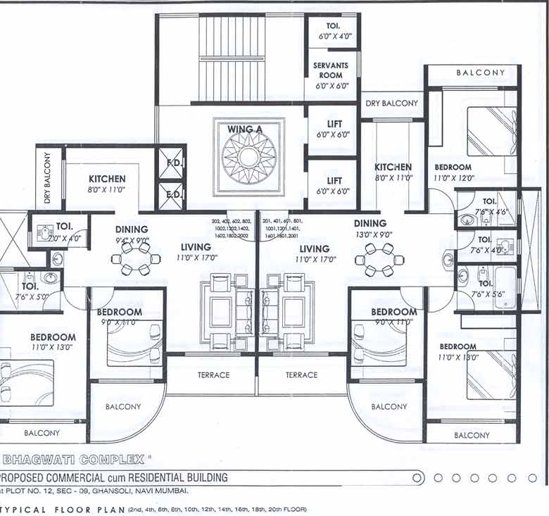 Bhagwati Complex for rent in Ghansoli