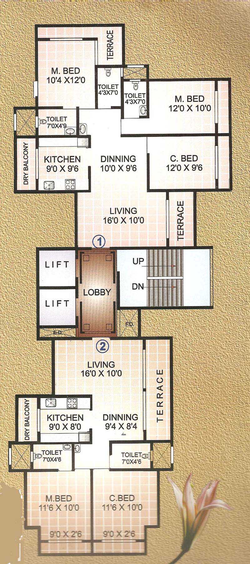 Moreshwar Aangan flat for rent - Image 2