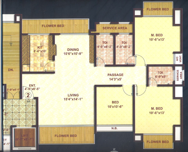 Center Point flat for rent - Image 2