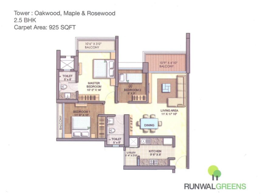 Runwal Greens Rose Wood — Mulund West (3)
