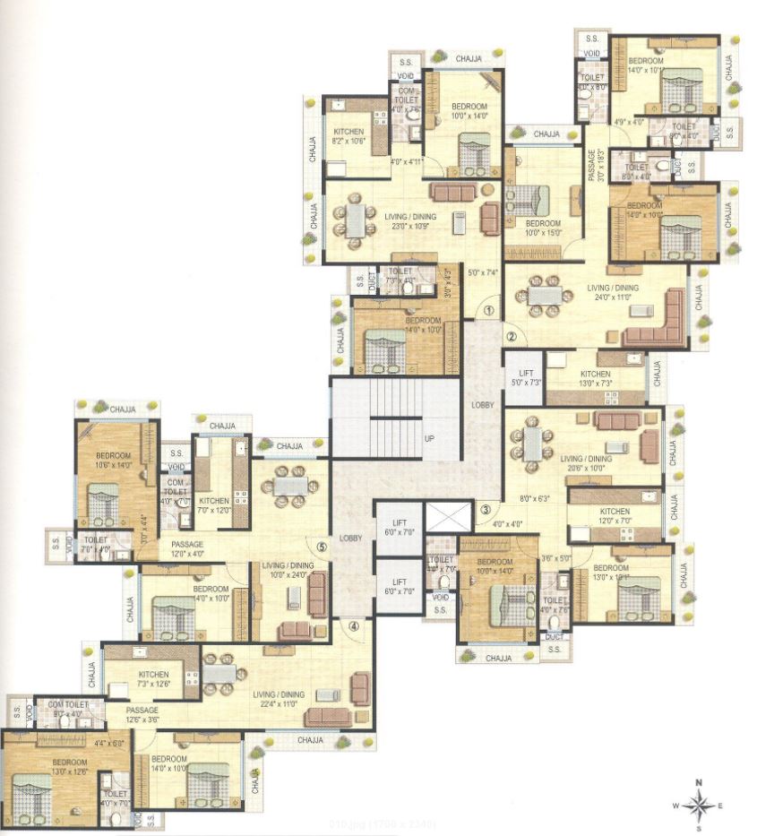 Krishna Residency flat for rent - Image 6