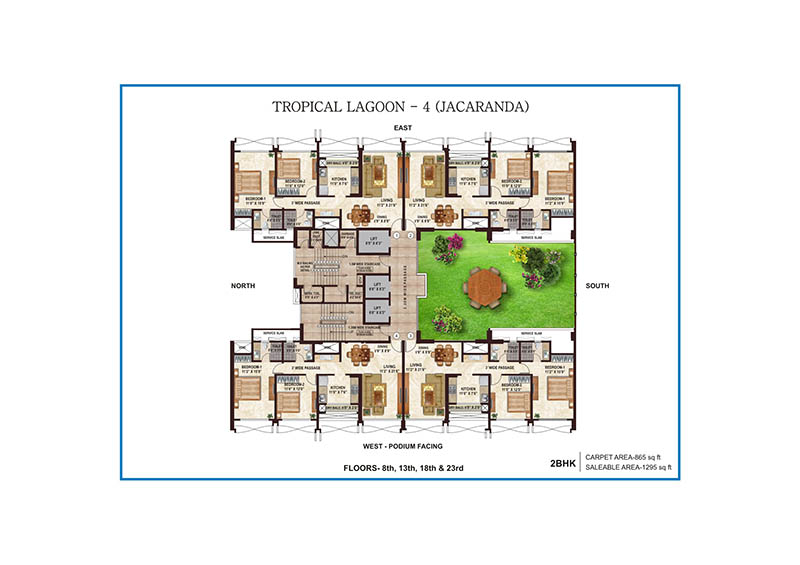 Tropical Lagoon Jacaranda — Thane West (5)