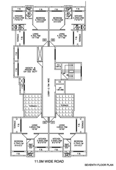 Tejas Parth flat for rent - Image 2