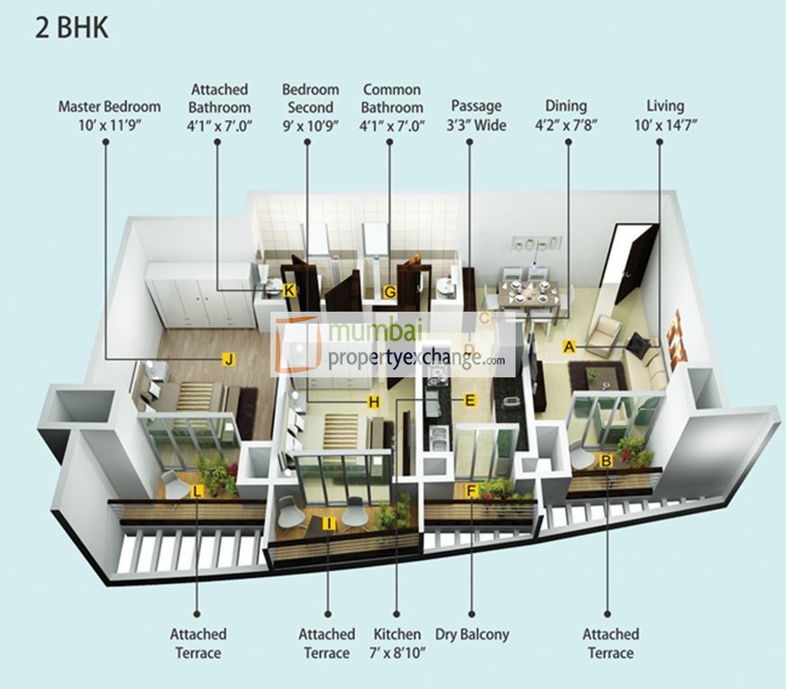 Siddhivinayak Utopia flat for rent - Image 3