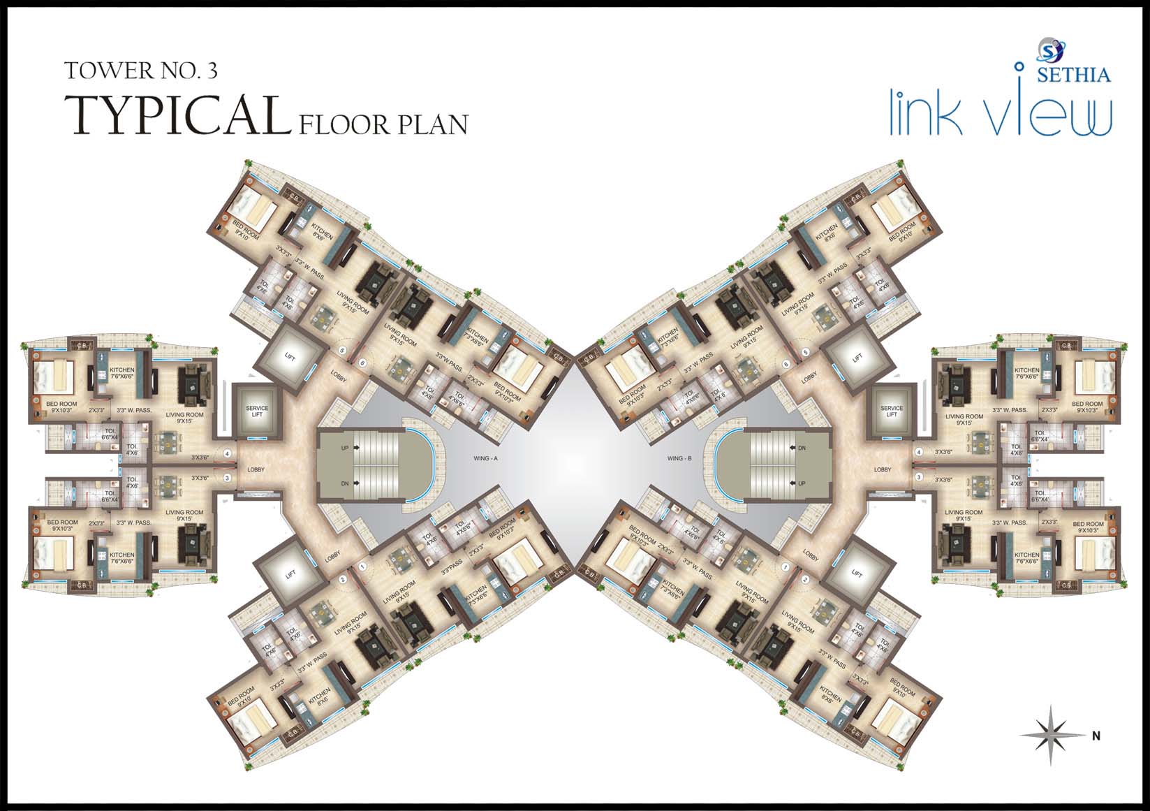 Sethia Link View for rent in Goregaon West