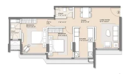 2 BHK Arkade Nest in Mulund West