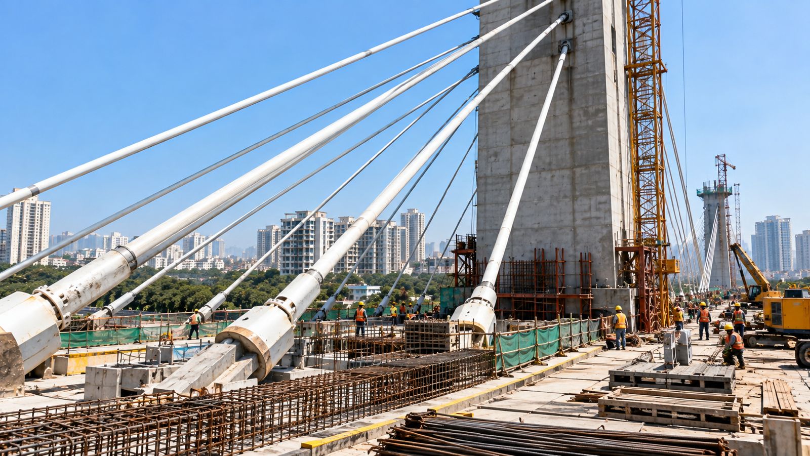 BMC Builds 880-Metre Borivali Cable-Stayed Bridge