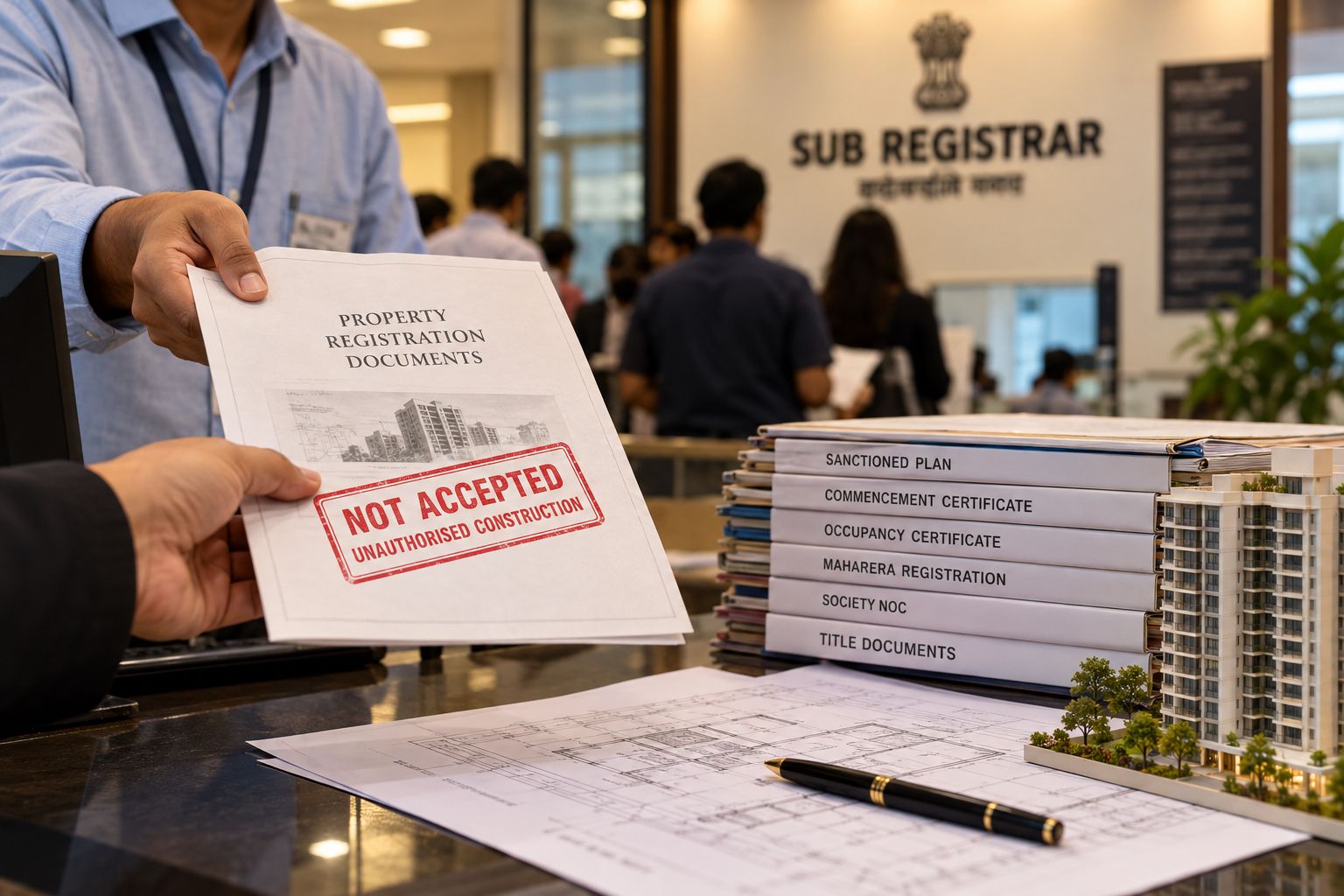 Maharashtra bars registration of unauthorised building documents