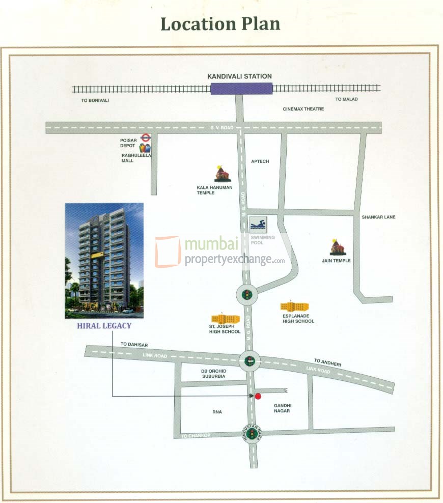 1 BHK Hiral Legacy in Kandivali West