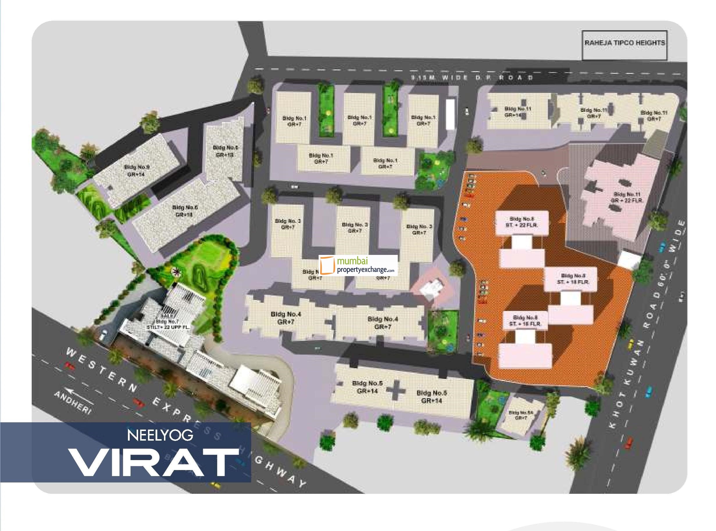 1 BHK Neelyog Virat in Malad East