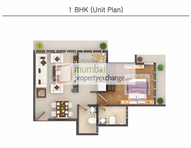 1 BHK Neev Galaxy in Malad East