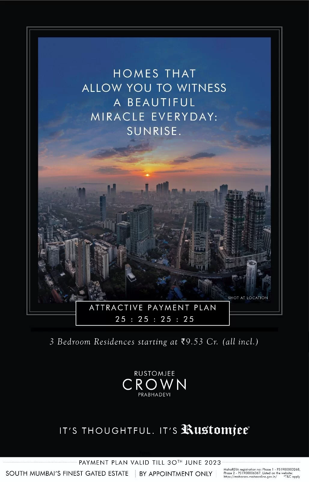 4 BHK Rustomjee Crown Tower A in Prabhadevi