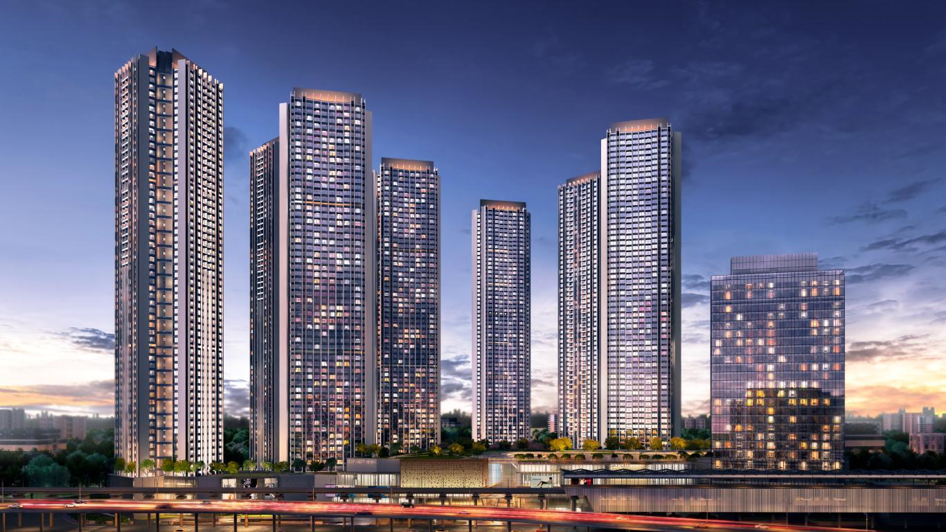 3 BHK Oberoi Sky City F