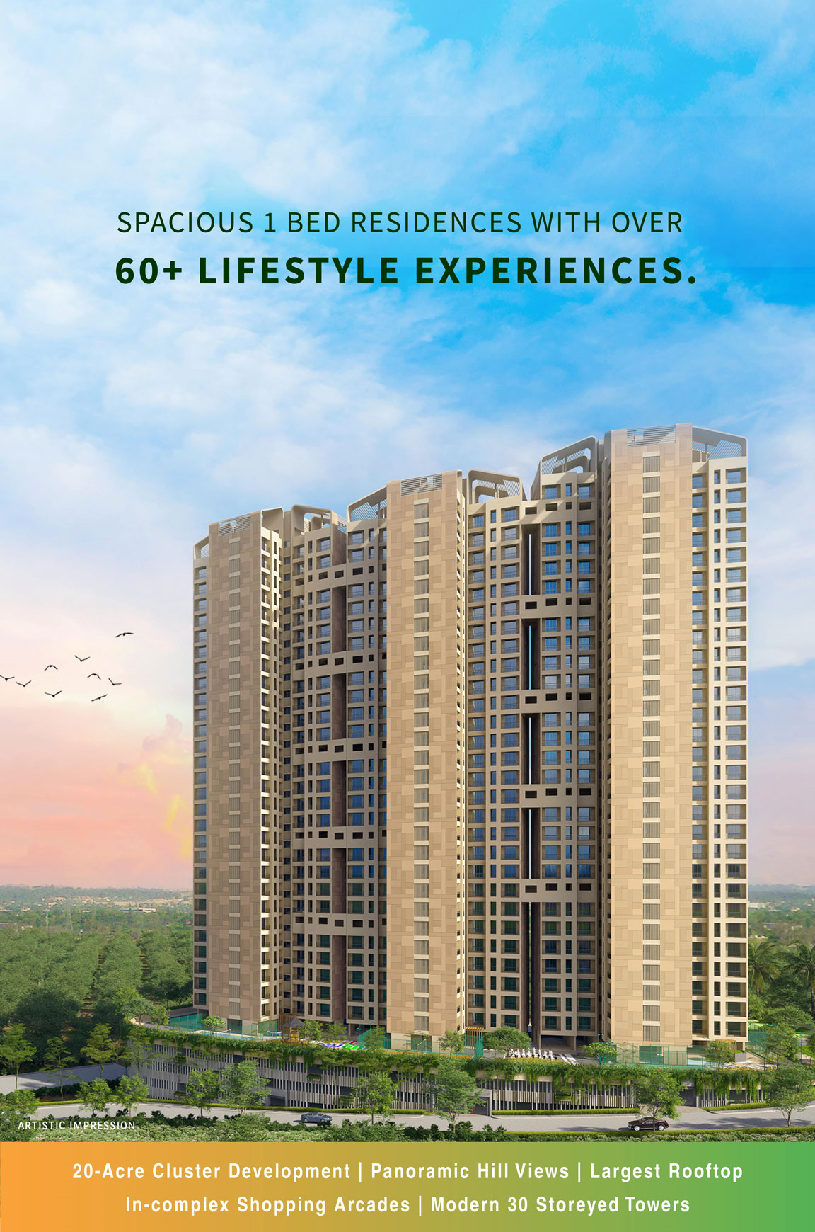 1 BHK Raunak Bliss A4 in Thane West
