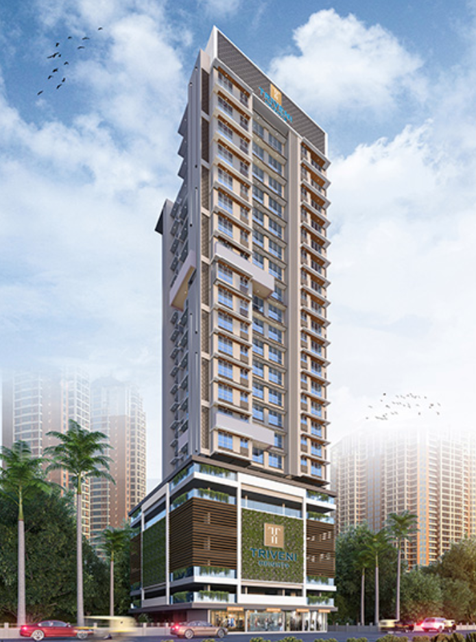 3 BHK Triveni heights in Kandivali West
