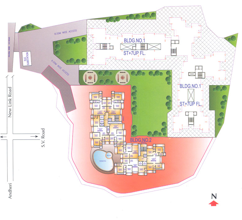 2 BHK Sai Dham Tower in Kandivali West
