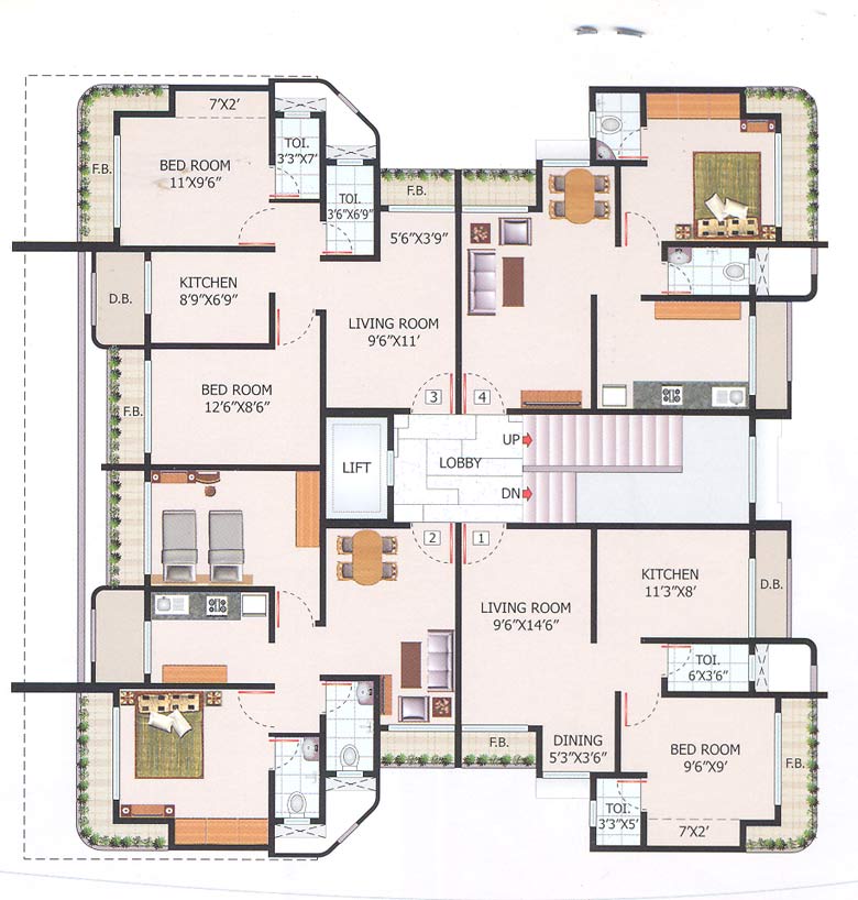 2 Rishita Apartment in Mira Road