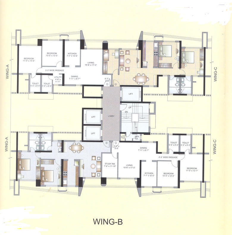 2 BHK Kalpataru Gardens in Kandivali East