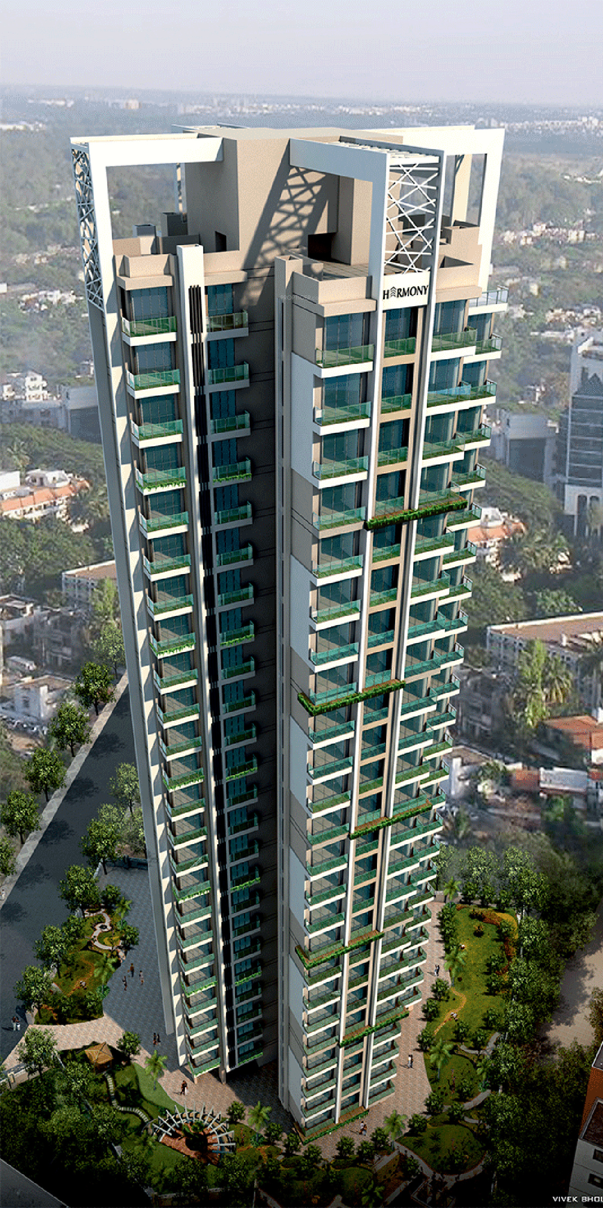 3 BHK Harmony Signature Towers