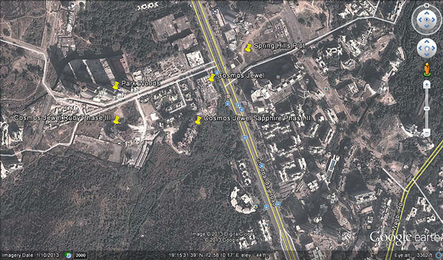3 BHK Cosmos Jewels Ruby Phase III in Thane West