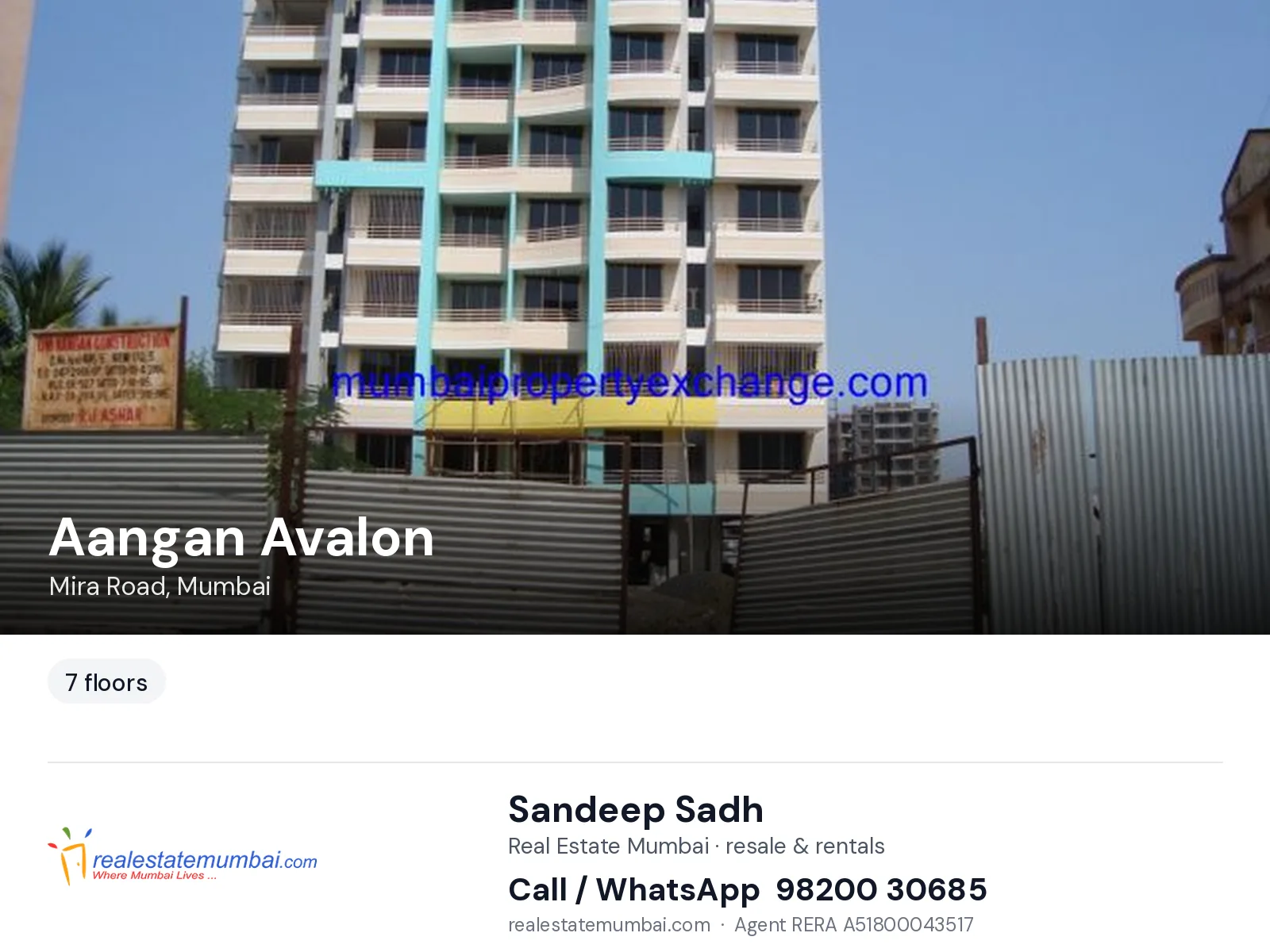 Aangan Avalon, Mira Road, Mumbai — flats | Real Estate Mumbai, Sandeep Sadh 98200 30685