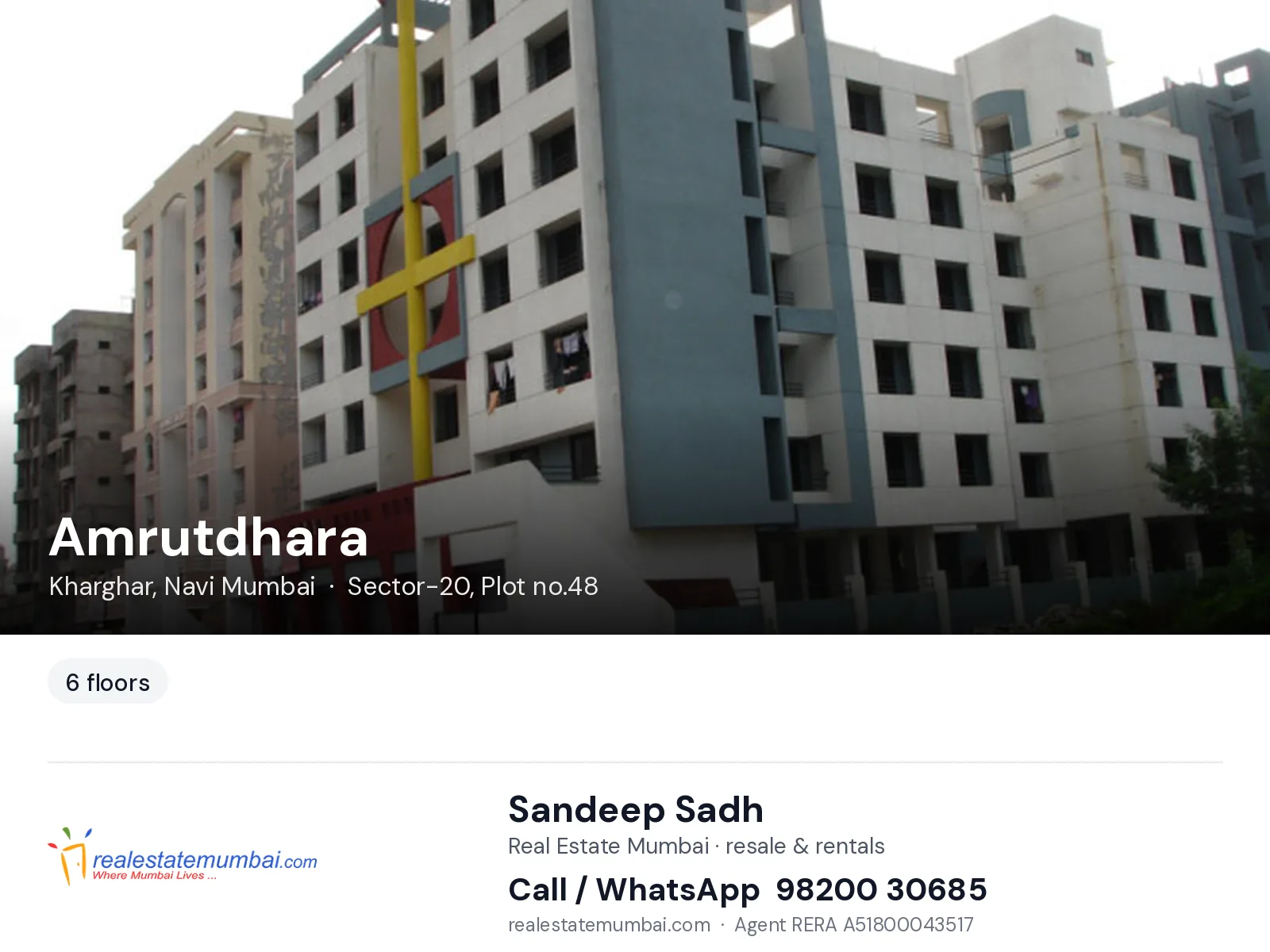 Amrutdhara, Kharghar, Navi Mumbai — flats | Real Estate Mumbai, Sandeep Sadh 98200 30685