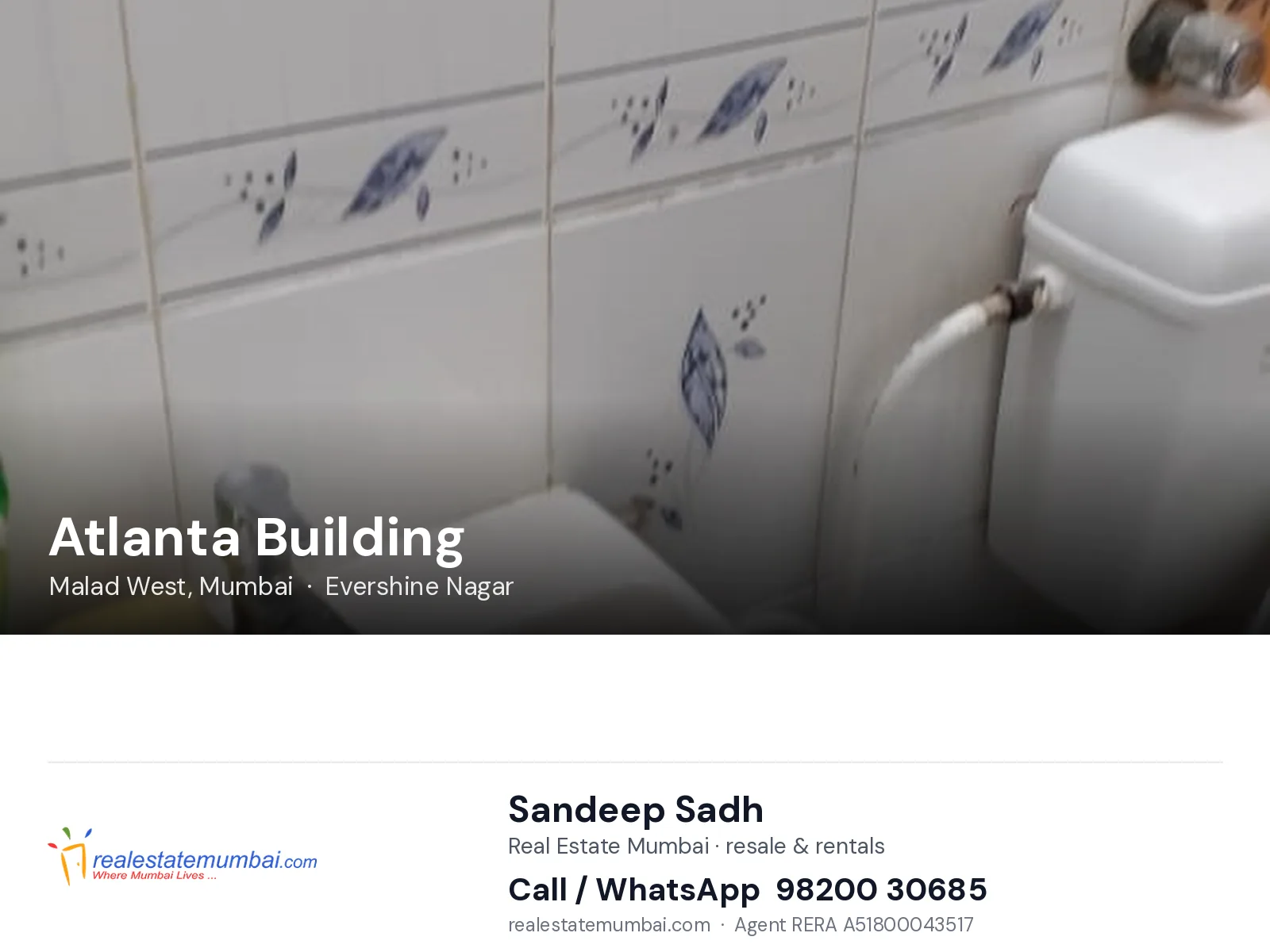 Atlanta Building, Malad West, Mumbai — flats | Real Estate Mumbai, Sandeep Sadh 98200 30685
