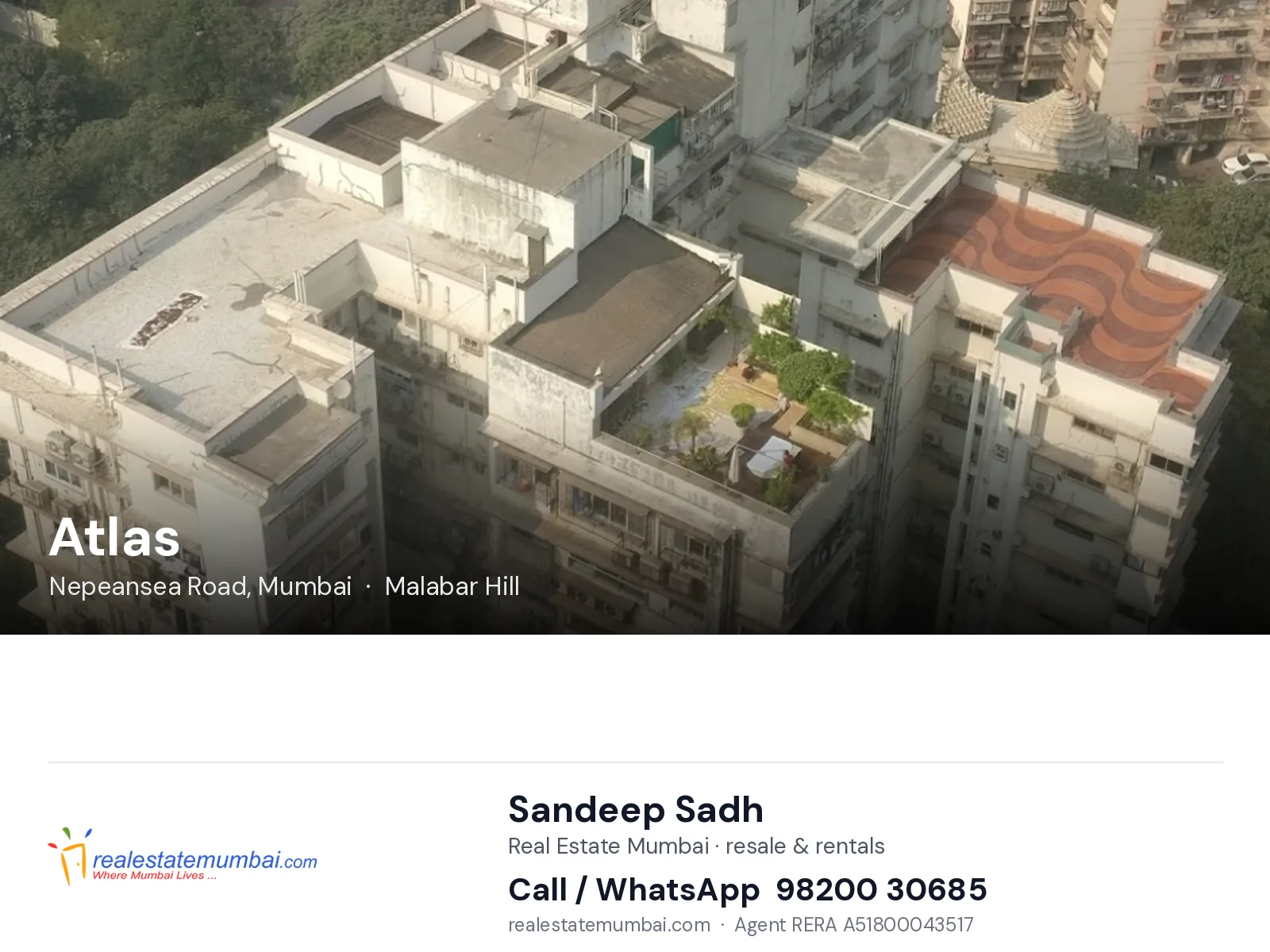 Atlas, Nepeansea Road, Mumbai — flats | Real Estate Mumbai, Sandeep Sadh 98200 30685