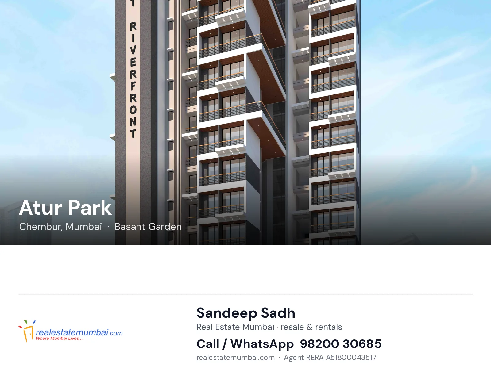 Atur Park, Chembur, Mumbai — flats | Real Estate Mumbai, Sandeep Sadh 98200 30685