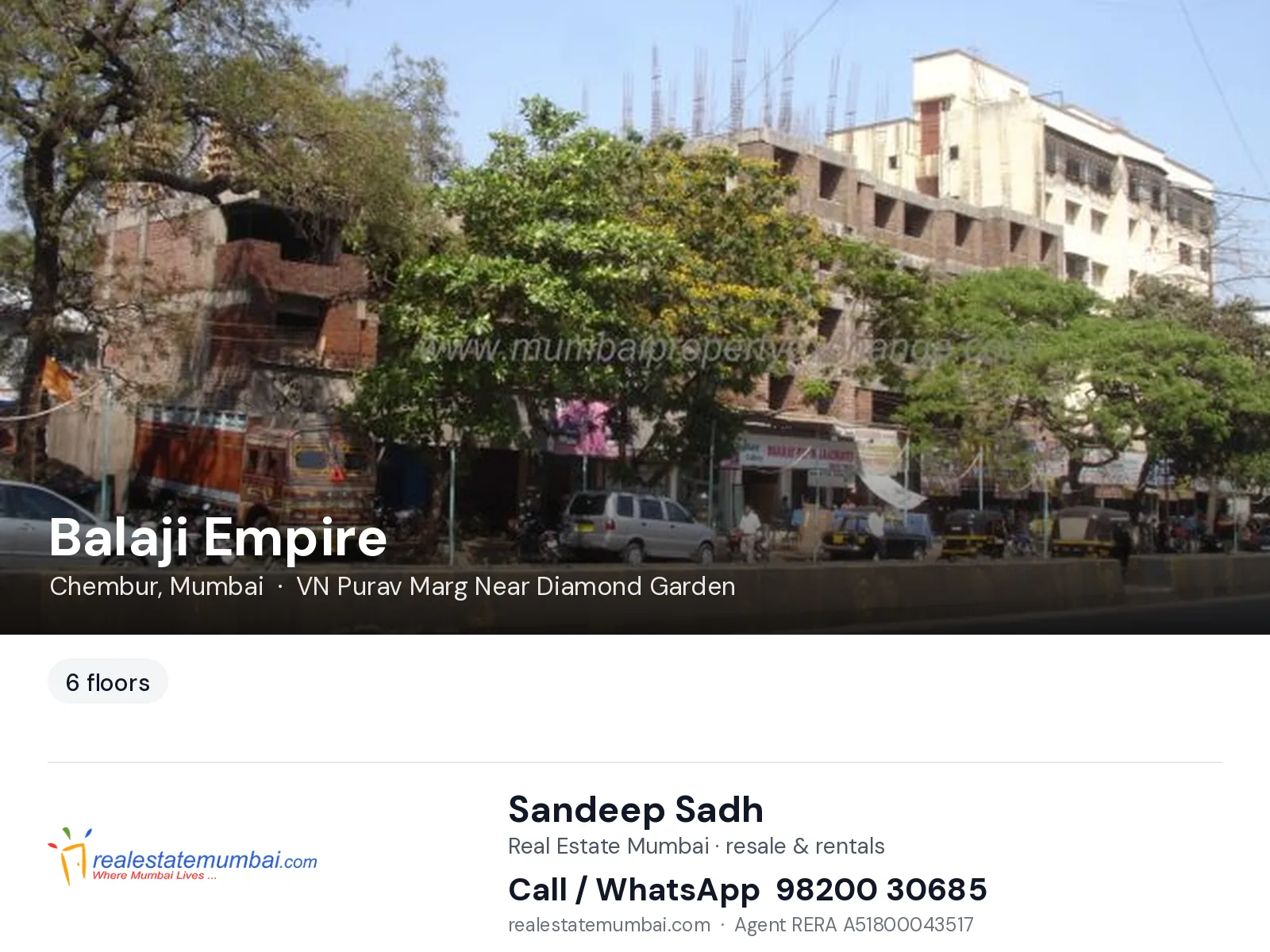 Balaji Empire, Chembur, Mumbai — flats | Real Estate Mumbai, Sandeep Sadh 98200 30685