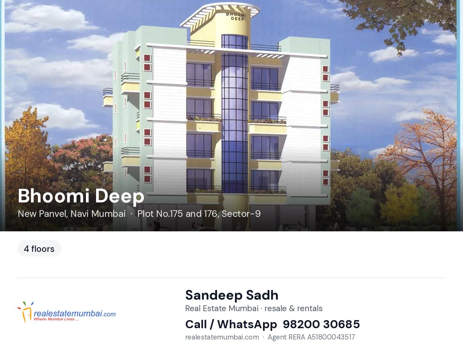 Bhoomi Deep, New Panvel, Navi Mumbai — flats | Real Estate Mumbai, Sandeep Sadh 98200 30685
