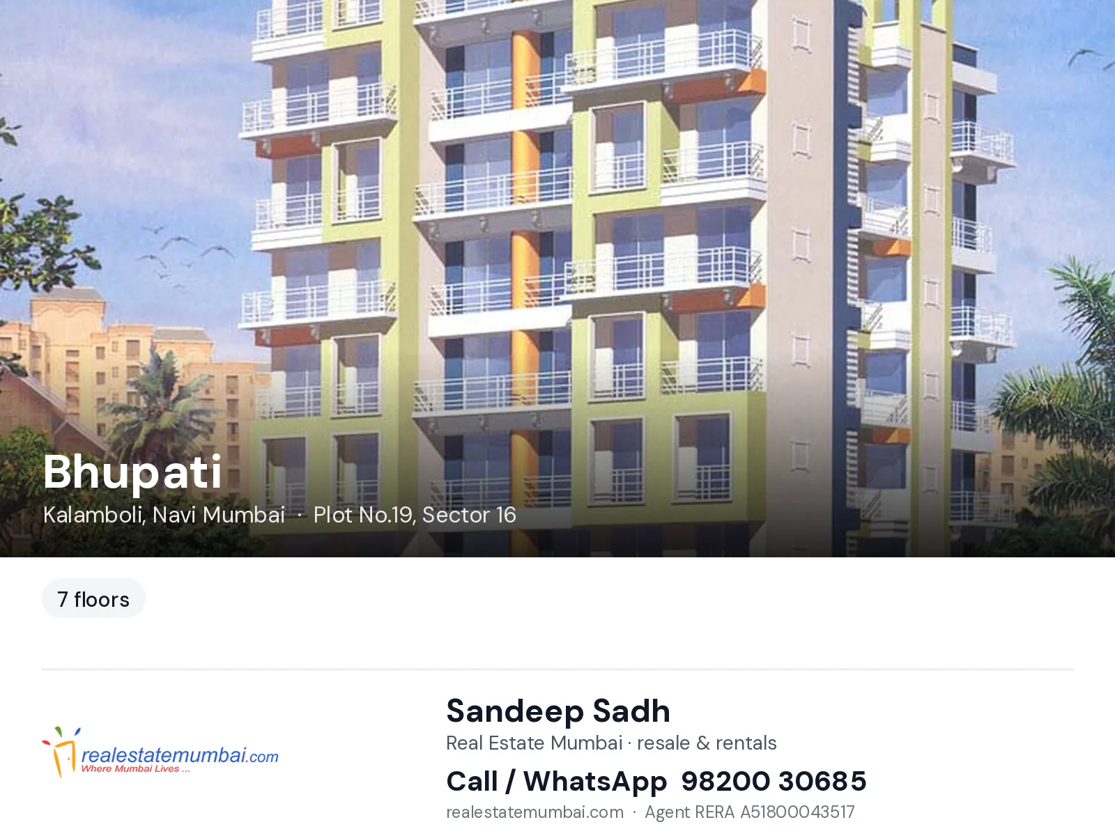Bhupati, Kalamboli, Navi Mumbai — flats | Real Estate Mumbai, Sandeep Sadh 98200 30685