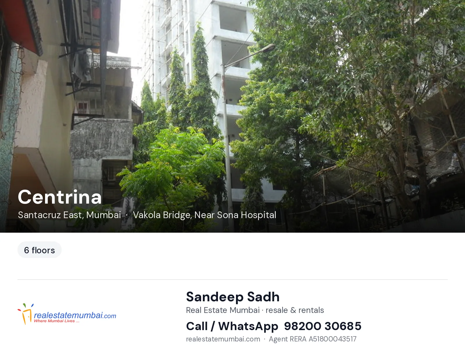 Centrina, Santacruz East, Mumbai — flats | Real Estate Mumbai, Sandeep Sadh 98200 30685