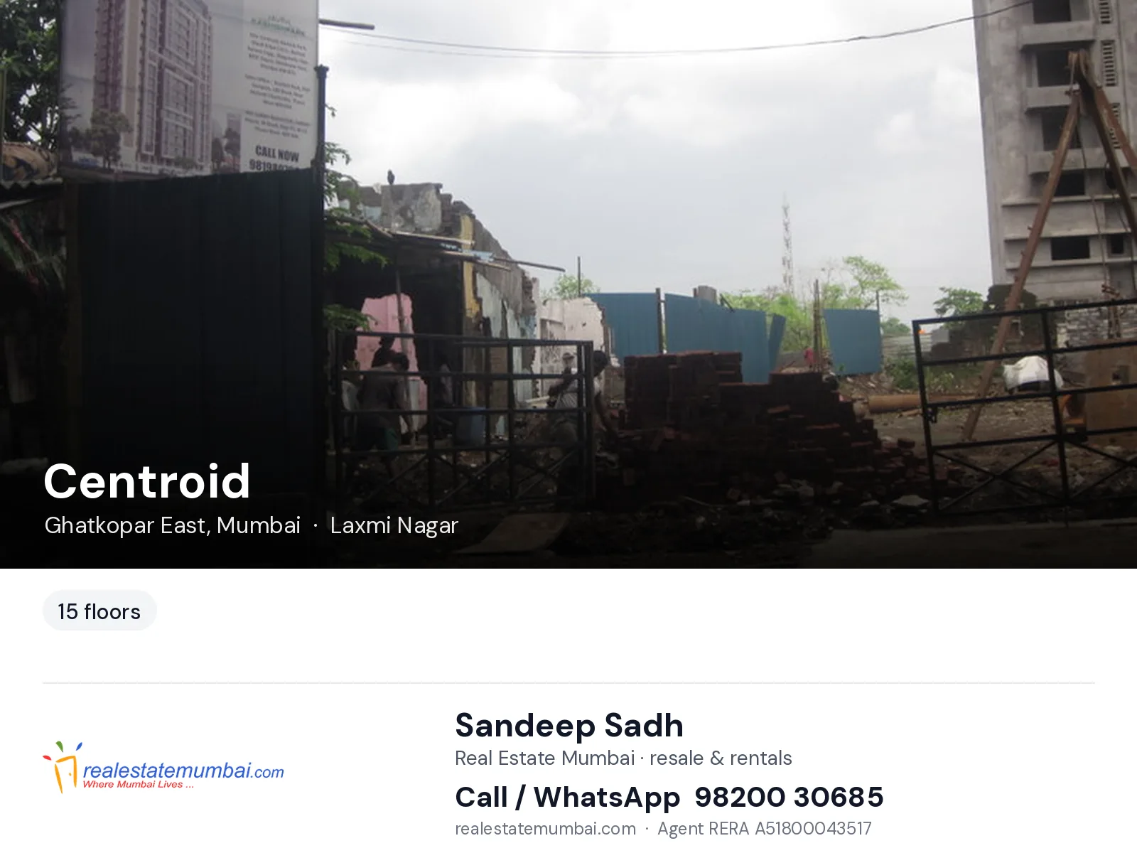 Centroid, Ghatkopar East, Mumbai — flats | Real Estate Mumbai, Sandeep Sadh 98200 30685