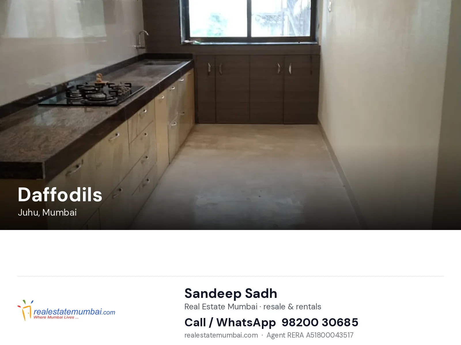 Daffodils, Juhu, Mumbai — flats | Real Estate Mumbai, Sandeep Sadh 98200 30685