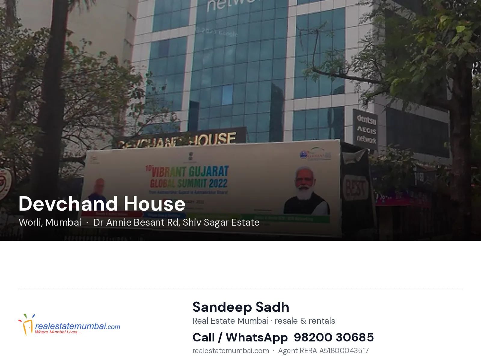 Devchand House, Worli, Mumbai — flats | Real Estate Mumbai, Sandeep Sadh 98200 30685