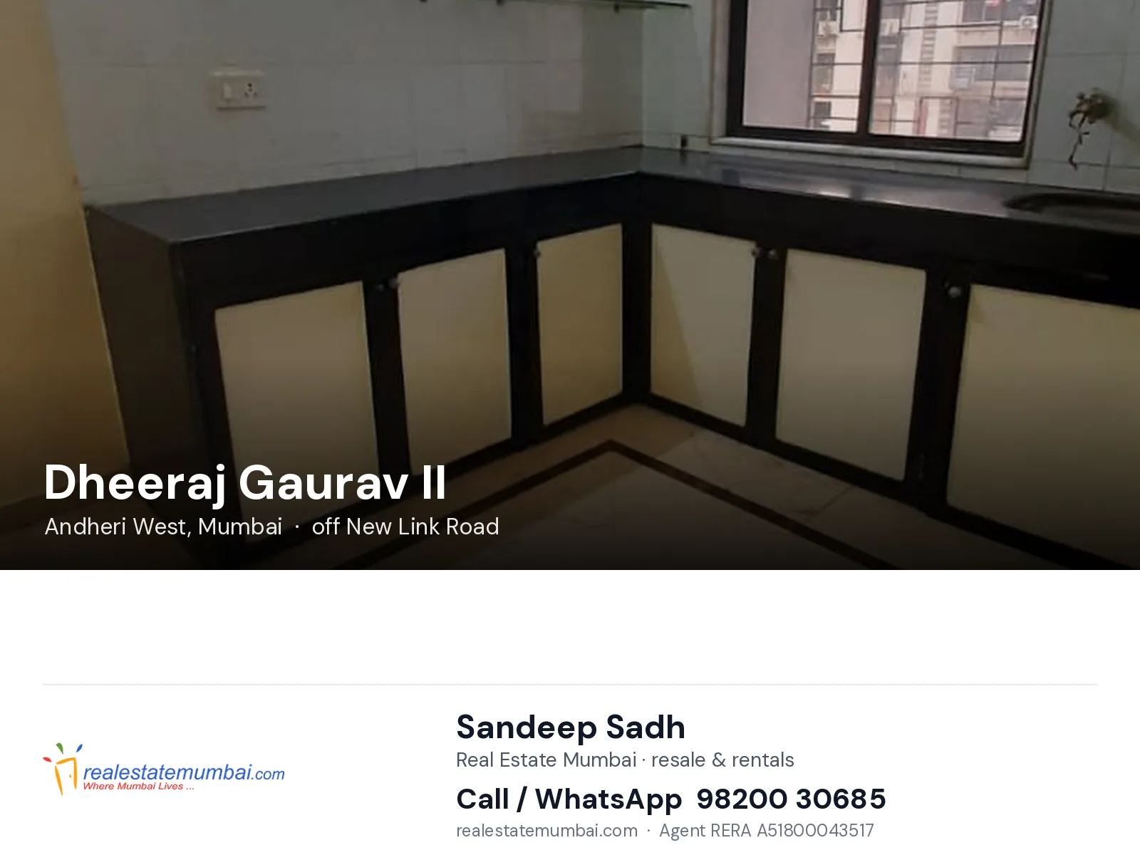 Dheeraj Gaurav II, Andheri West, Mumbai — flats | Real Estate Mumbai, Sandeep Sadh 98200 30685