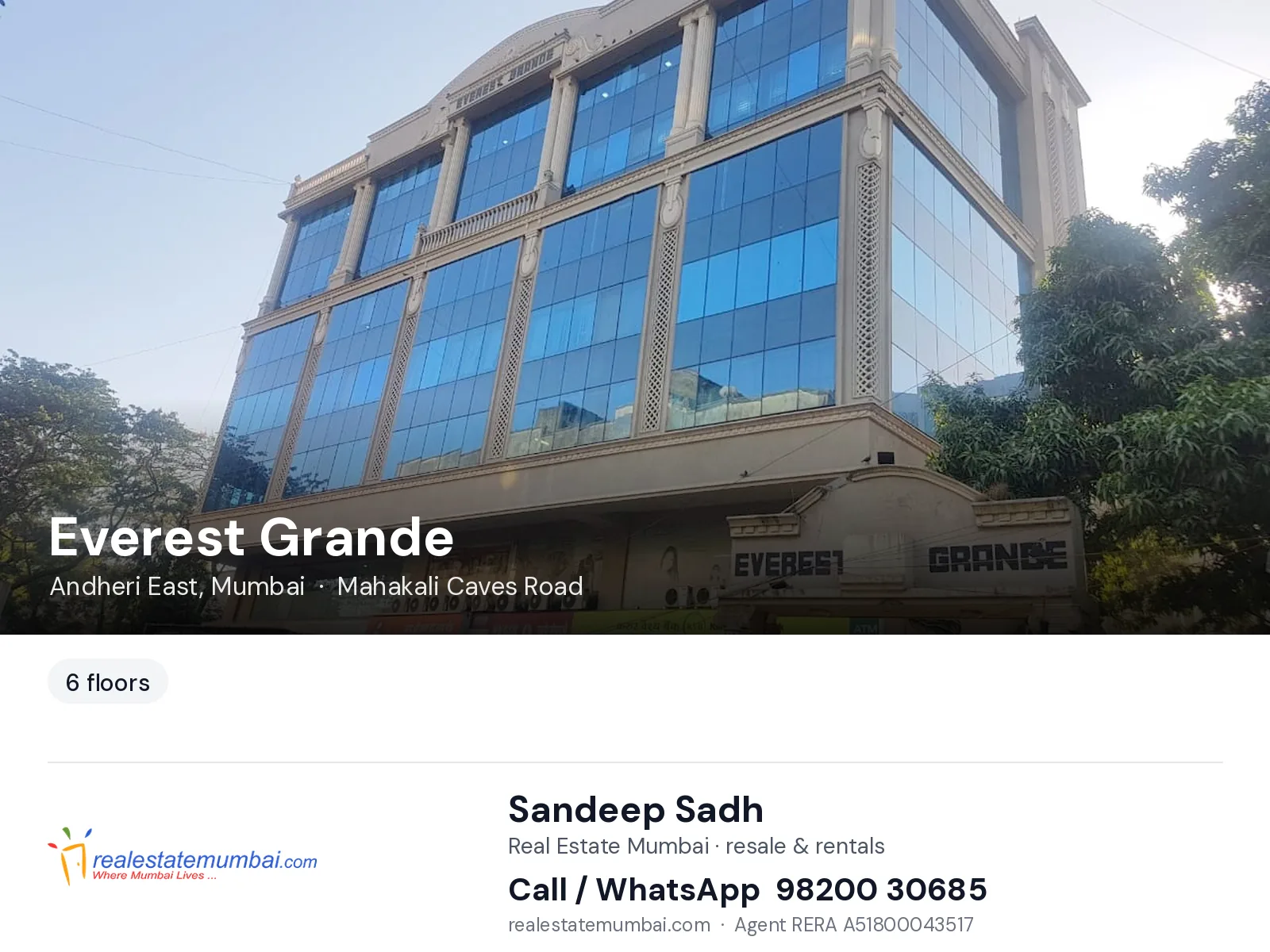 Everest Grande, Andheri East, Mumbai — flats | Real Estate Mumbai, Sandeep Sadh 98200 30685
