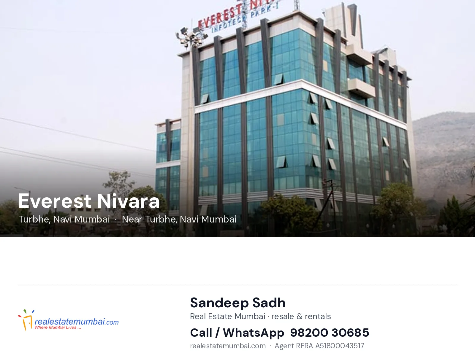 Everest Nivara, Turbhe, Navi Mumbai — flats | Real Estate Mumbai, Sandeep Sadh 98200 30685
