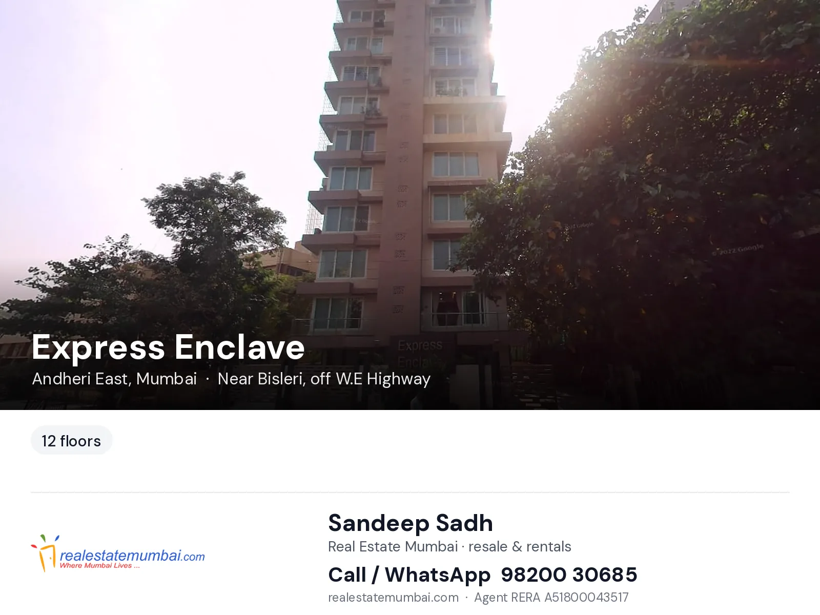 Express Enclave, Andheri East, Mumbai — flats | Real Estate Mumbai, Sandeep Sadh 98200 30685