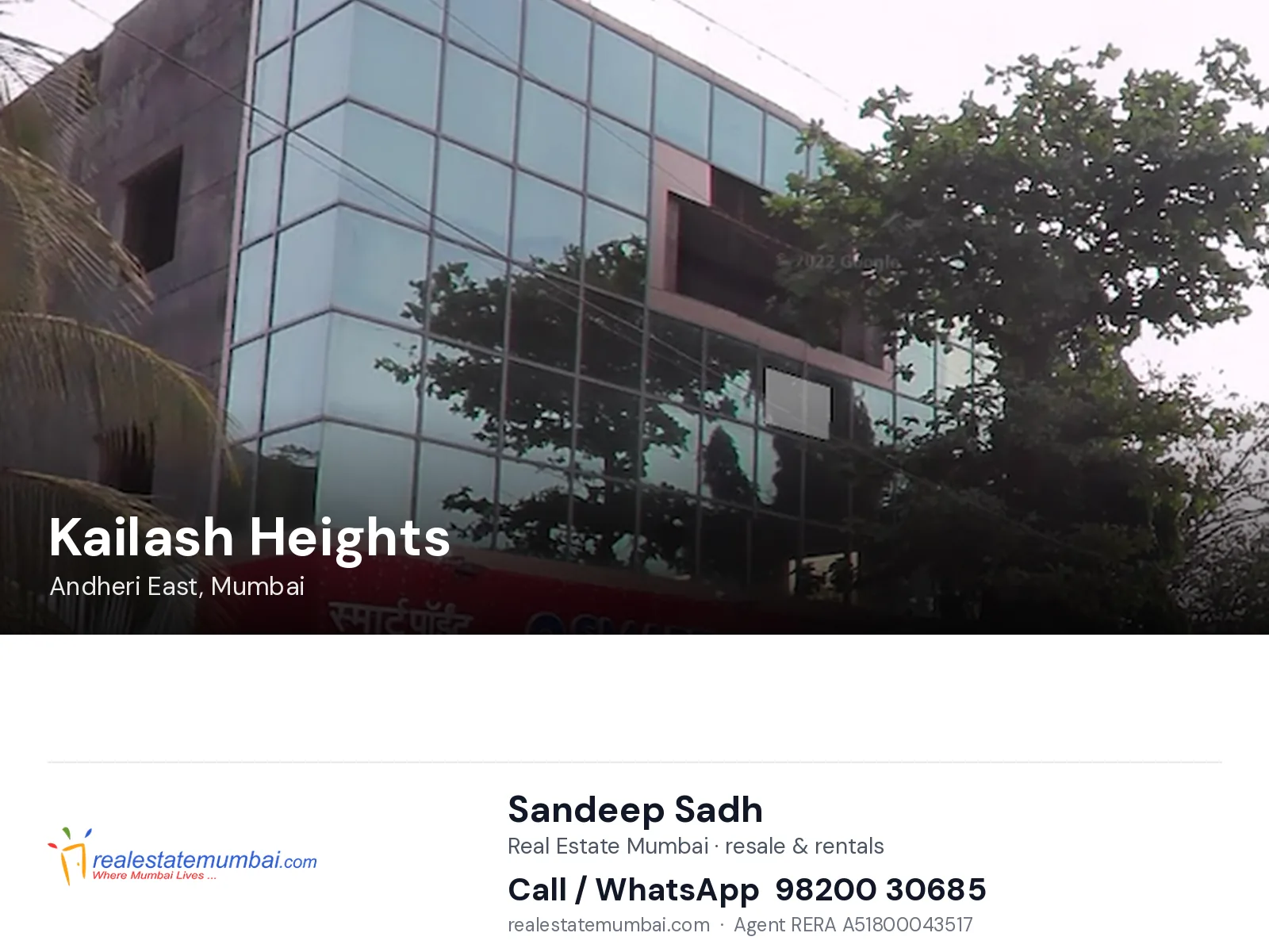 Kailash Heights, Andheri East, Mumbai — flats | Real Estate Mumbai, Sandeep Sadh 98200 30685