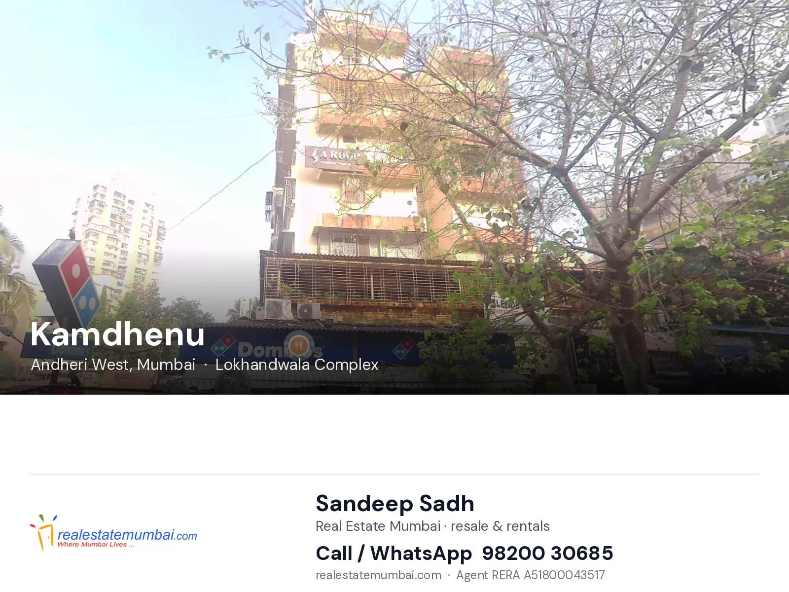 Kamdhenu, Andheri West, Mumbai — flats | Real Estate Mumbai, Sandeep Sadh 98200 30685