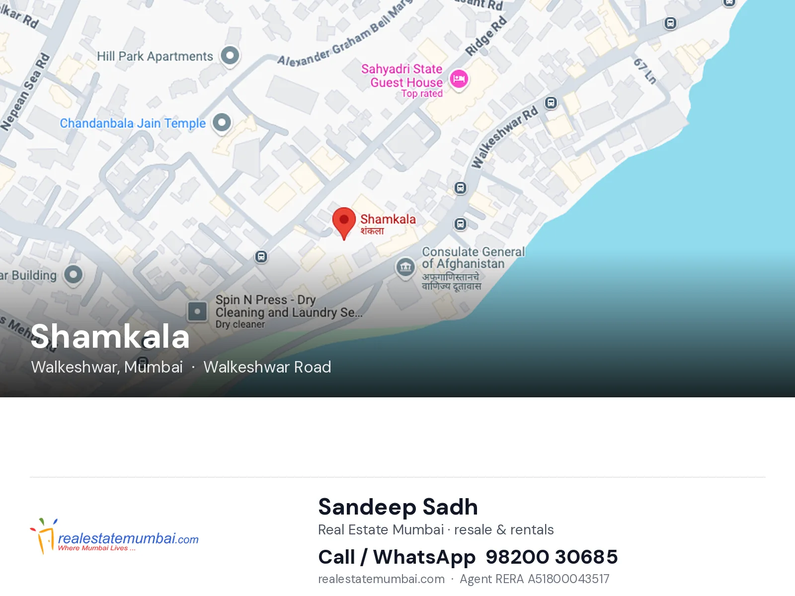 Shamkala, Walkeshwar, Mumbai — flats | Real Estate Mumbai, Sandeep Sadh 98200 30685