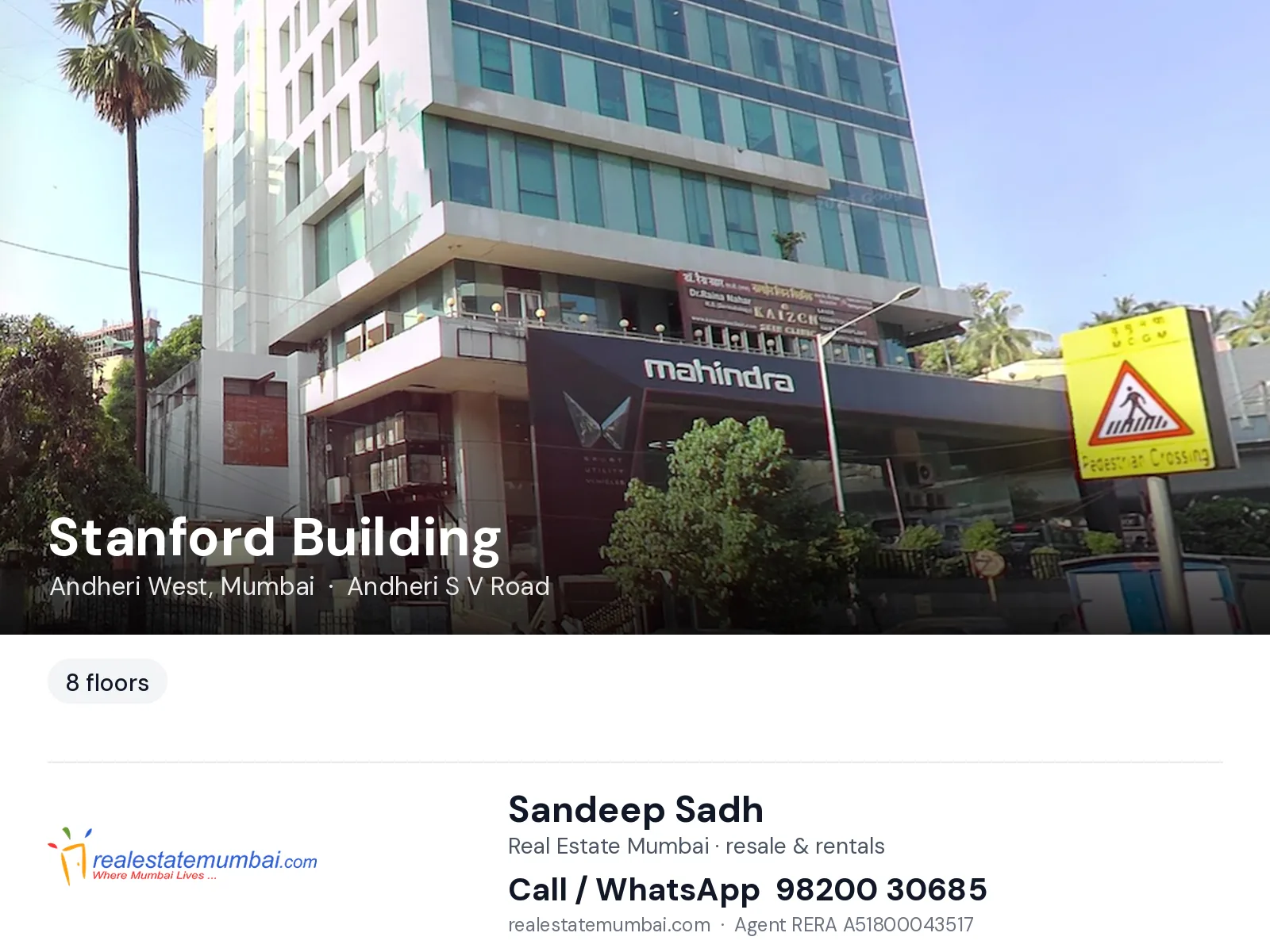 Stanford Building, Andheri West, Mumbai — flats | Real Estate Mumbai, Sandeep Sadh 98200 30685