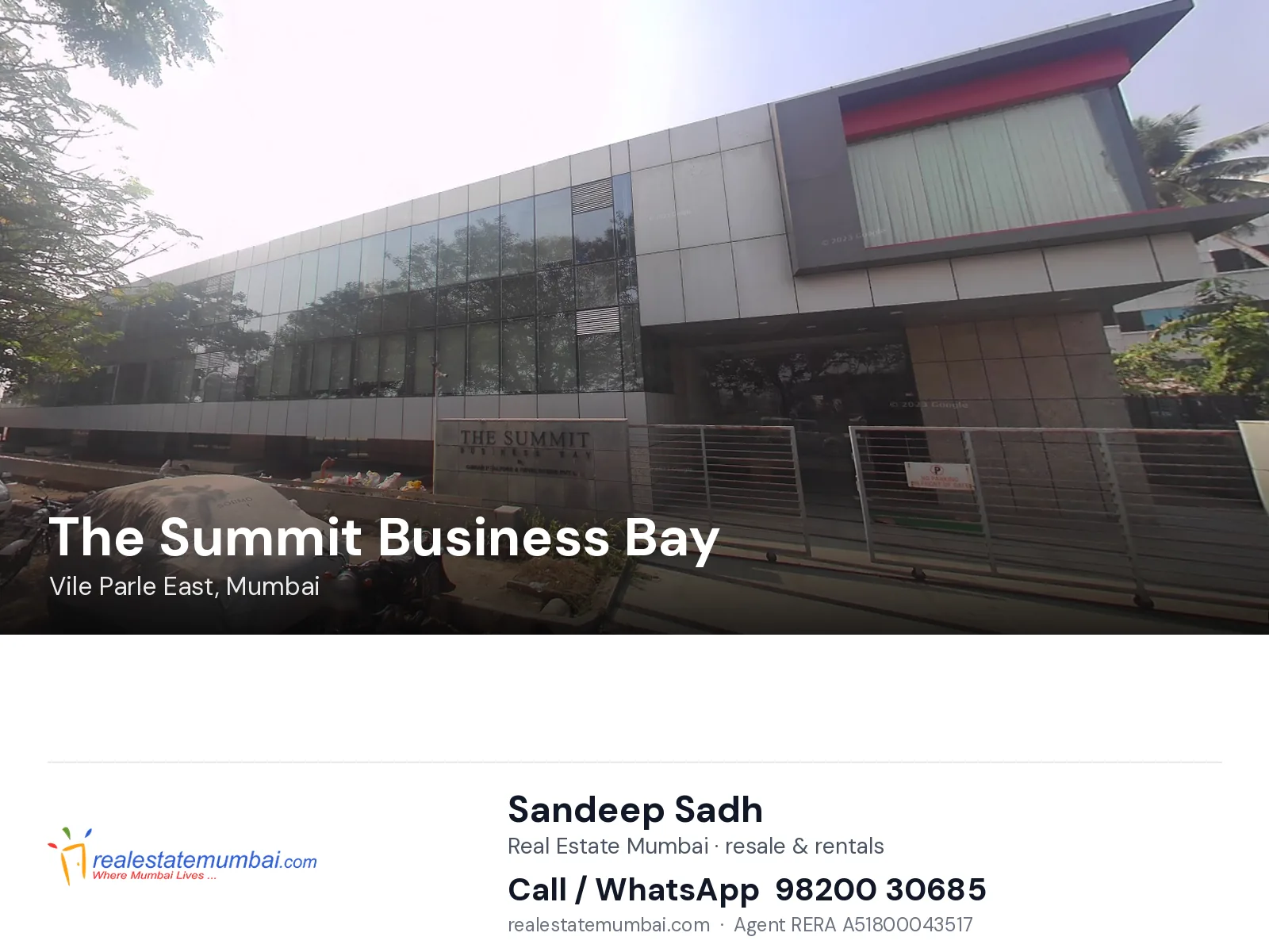The Summit Business Bay, Vile Parle East, Mumbai — flats | Real Estate Mumbai, Sandeep Sadh 98200 30685