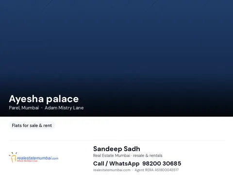 1 BHK Ayesha palace in Parel