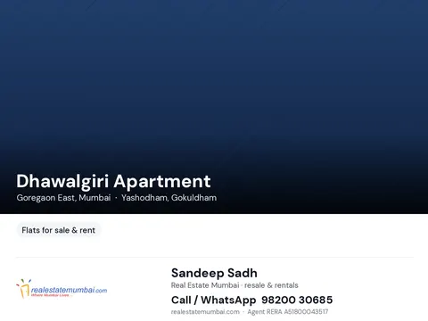 5 BHK Dhawalgiri Apartment in Goregaon East